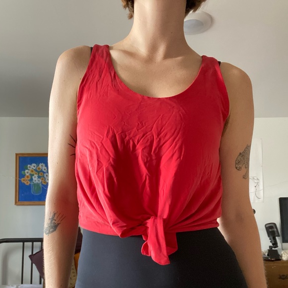 super soft tie-front tank top! - Picture 6 of 7